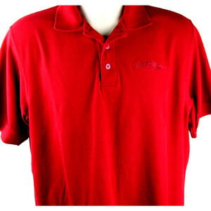 Disney Parks Polo Shirt Boardwalk Resort Golf Size Men's Medium Red